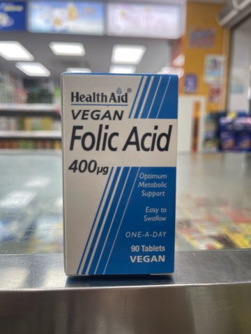 Healhaid Folic Acid 400mcg Tabs 90s