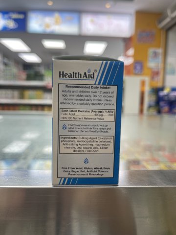 Healhaid Folic Acid 400mcg Tabs 90s