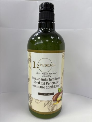 LAFEMME護髮素1000ML(堅果籽油透潤)