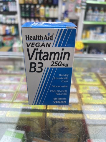 Vitamin B3 250mg Tabs 90s