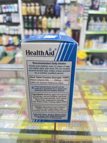 Vitamin B3 250mg Tabs 90s