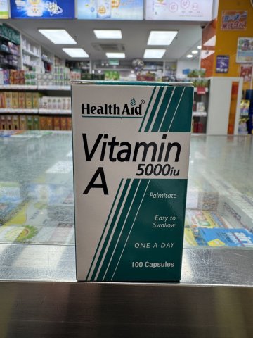 Vitamin A 5000iu caps 100s
