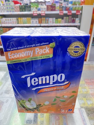 Tempo得寶迷你裝紙巾（蘋果木味）36包