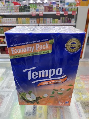 Tempo得寶迷你裝紙巾（蘋果木味）36包