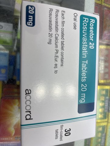 Rosuvastatin tables 20mg 30s