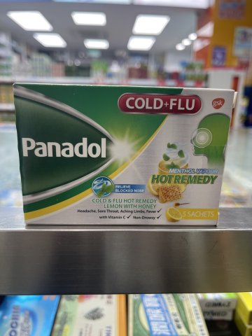 Panadol必理痛熱飲5包（薄荷蒸氣）