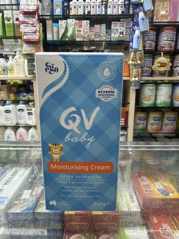 澳洲EGO QV嬰兒保濕乳霜250g(按壓款)