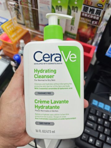 CeraVe溫和保濕潔膚沐浴露473ml
