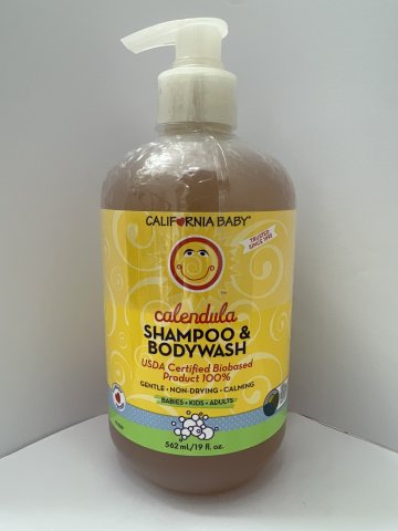 美國California Baby加州寶寶金盞花洗髮沐浴二合一562ml