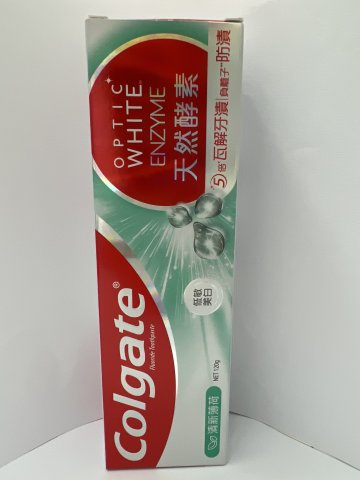 高露潔<光感白薄荷味>天然酵素牙膏120g