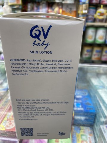 澳洲EGO QV嬰兒保濕乳液250g(按壓款)