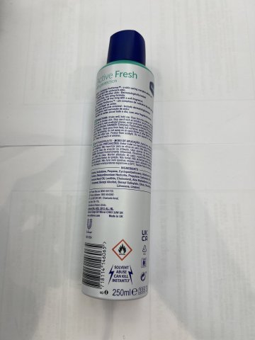VASELINE凡士林止汗噴霧-活力清新 250ML