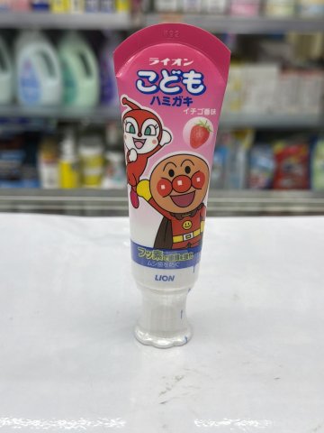 獅王麵包超人兒童牙膏(草莓味)40G