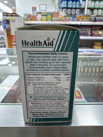 Vitamin A&D caps 60s