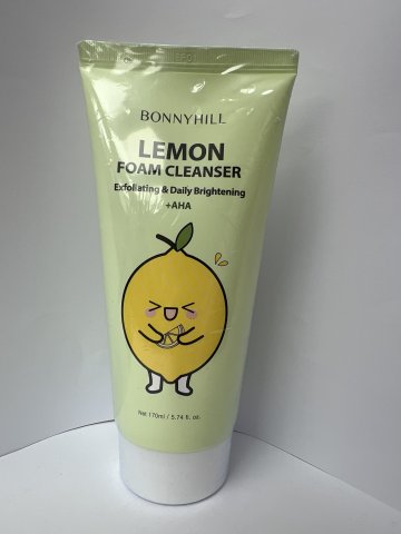 BONNYHILL檸檬果酸去角質洗面泡沫170ML