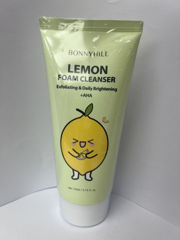 BONNYHILL檸檬果酸去角質洗面泡沫170ML