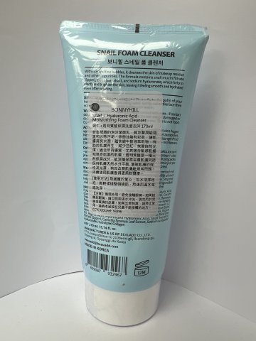 BONNYHILL蝸牛透明質酸保濕洗面泡沫170ML