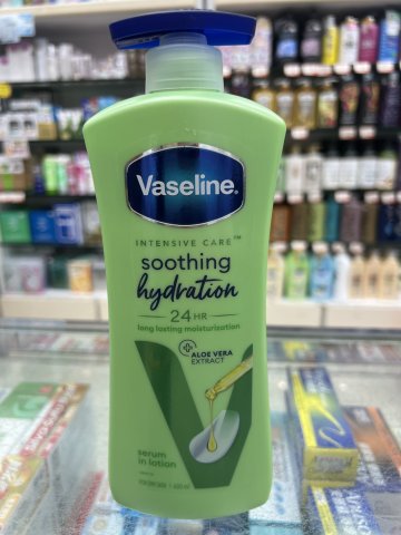 VASELINE凡士林身體乳(蘆薈)600ML(綠)