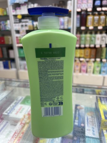 VASELINE凡士林身體乳(蘆薈)600ML(綠)