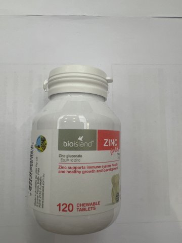 澳洲Bio island 鋅片ZINC 120粒
