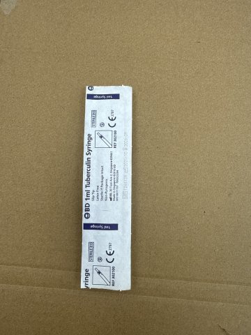 BD 1ML D.SYRINGE針筒(無針咀)