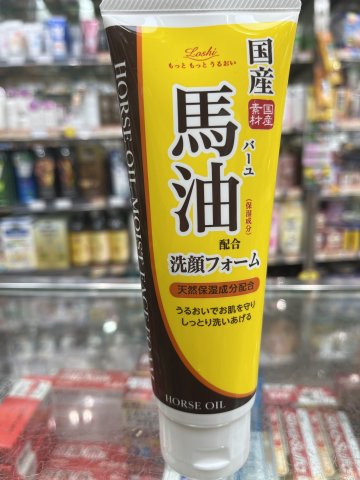 樂絲LOSHI天然馬油保濕泡沫洗面奶130g