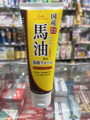 樂絲LOSHI天然馬油保濕泡沫洗面奶130g