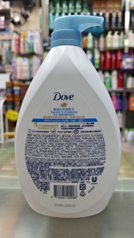 Dove多芬沐浴乳1000cc去角質