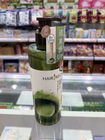 Hair Recipe髪の食譜綠茶柚子淨油保濕水感洗髪露530ml(PG)