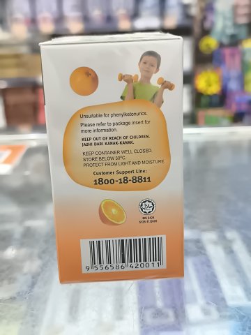 Appeton‘A-Z’Kid‘s C 30mg（Orange）維C片