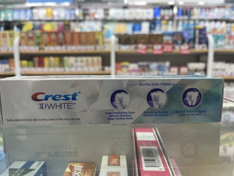 CREST 3DW專業美白牙膏110g(鑽感薄荷)(PG)
