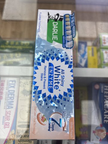Darlie黑人全亮白極緻酵素牙膏(清香白桃)120g