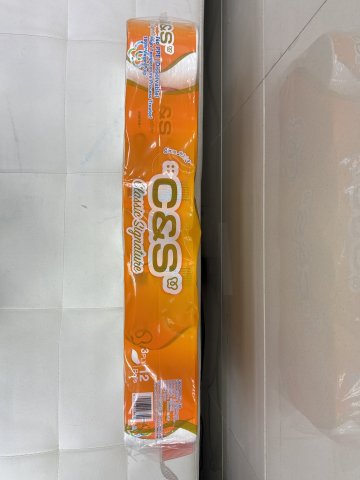 潔柔C&S12卷衛生卷紙(橙色)150g