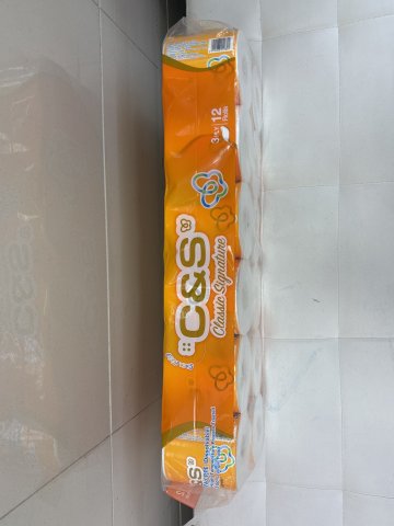 潔柔C&S12卷衛生卷紙(橙色)150g