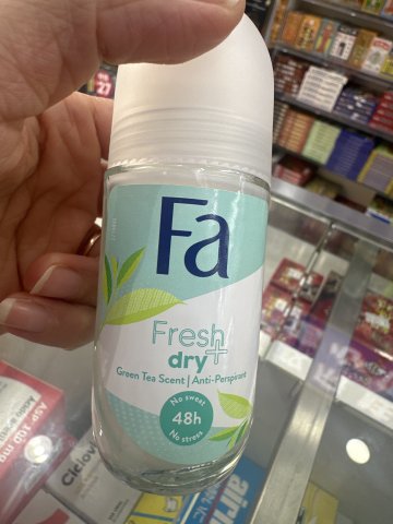 FA止汗香體露（走珠）清新綠茶50ml