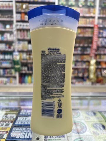 VASELINE凡士林乾性皮膚潤膚露400ML（黃）