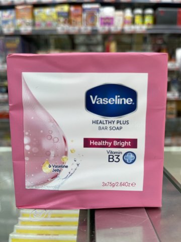 VASELINE凡士林香皂-美白提亮(粉色) 3*75g