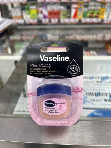 VASELINE凡士林潤唇膏7g(粉紅泡泡)