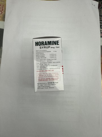 HORAMINE SYRUP 4MG/5ML