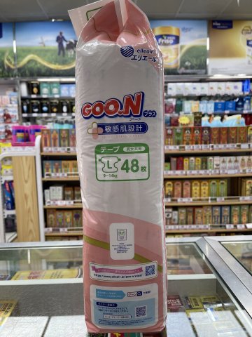 GOON大王敏感肌紙尿片_L碼_48片裝